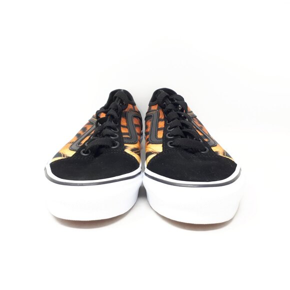 Vans Old Skool Tapered Skate Authentic Shoe Sneaker Tiger Leopard Print Womens - Picture 7 of 10